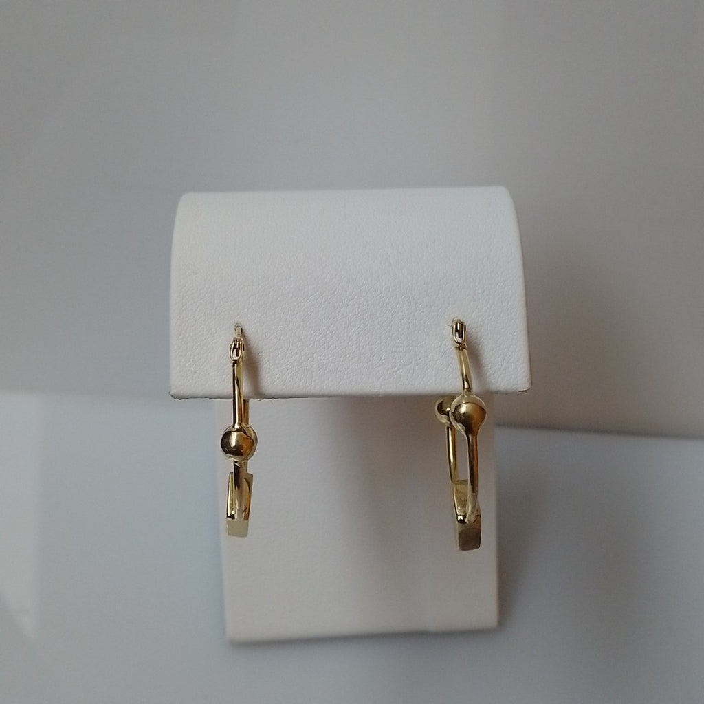 ARRACADAS PAR ORO 14 K 6.4 GRMS (SEMINUEVO)