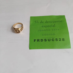 ANILLO ORO 14 K 7.9 GRMS (SEMINUEVO)