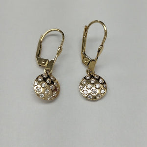 BROQUELES ORO 14K 2.5 (NUEVO)