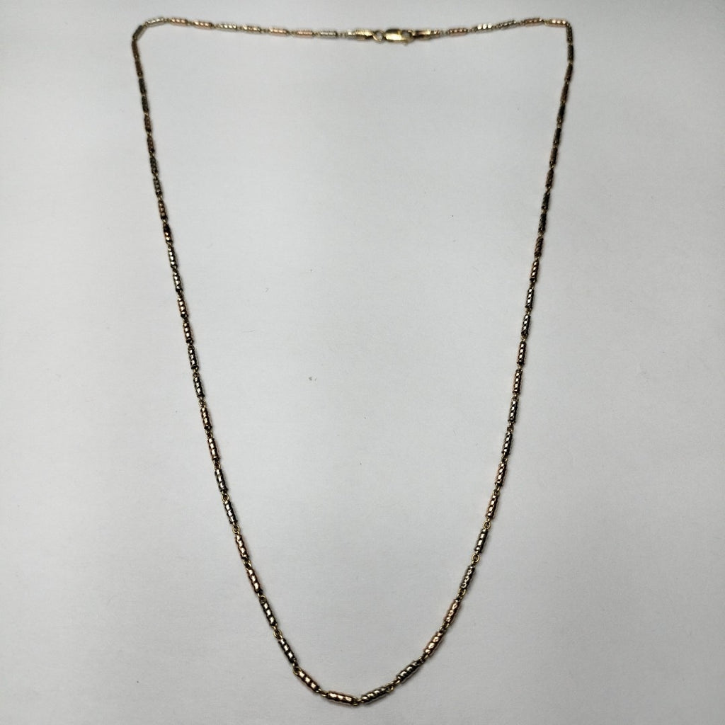 CADENA ORO, ORO COMBINADO 14 K 6.5 GRMS (SEMINUEVO)