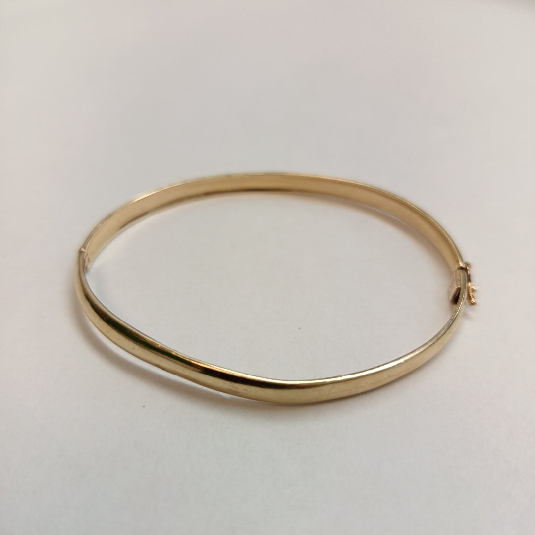 PULSERA RIGIDA ORO 14 K 7.4 GRMS (SEMINUEVO)