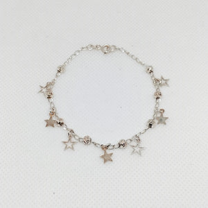 PULSERA TEJIDO ESPECIAL PLATA .925 18 CM 3.1 GR (NUEVO)