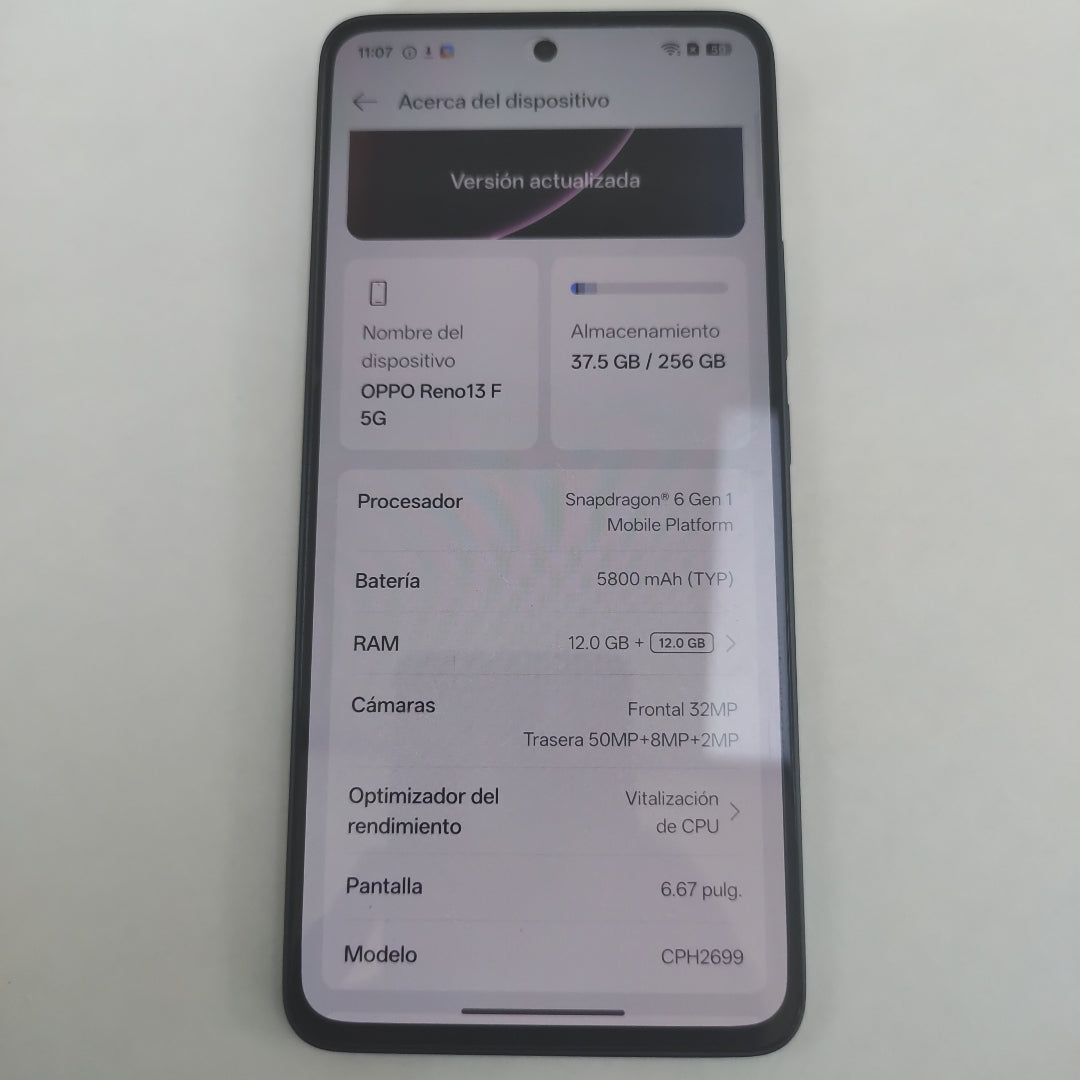 CELULAR OPPO RENO 13F 5G CPH2699 (2025) 256 GB 12 GB RAM (SEMINUEVO)