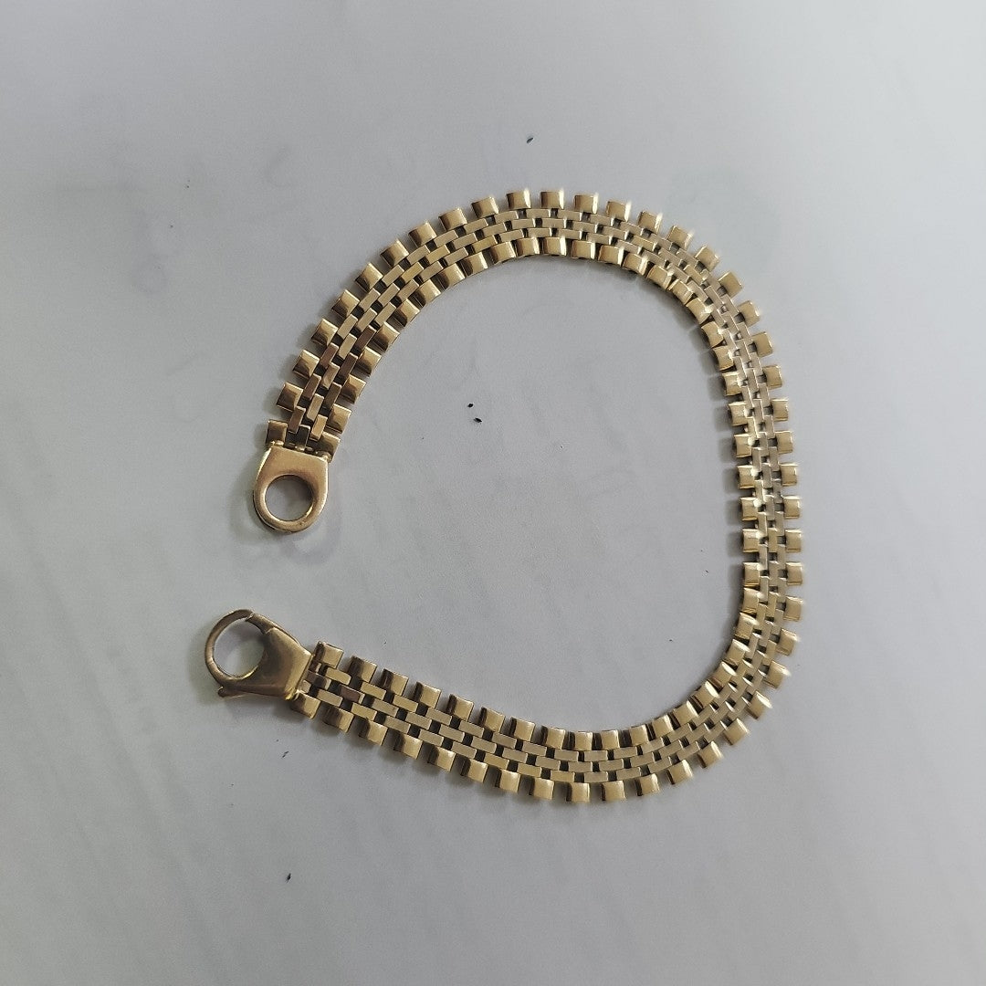 PULSERA ORO, ORO COMBINADO 14 K 9.5 GRMS (SEMINUEVO)