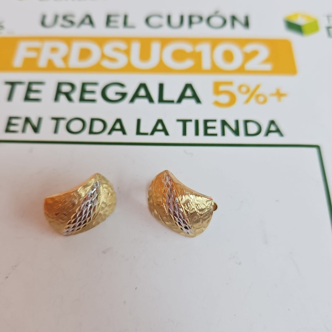 ARETES PAR ORO 14 K 2,90 GRMS (SEMINUEVO)