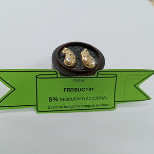 BROQUELES ORO 10K 1.8 (NUEVO)