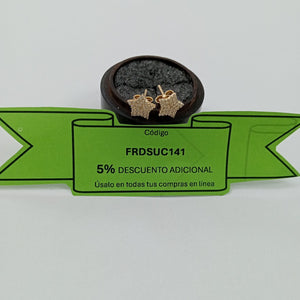 BROQUELES ORO 14K 1.2 (NUEVO)