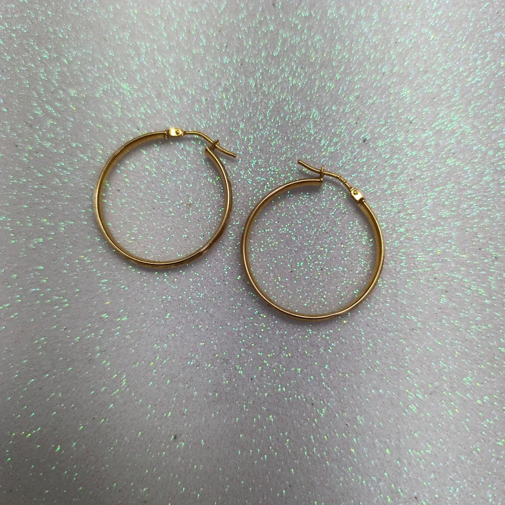 ARRACADAS PAR ORO 14 K 1.7 GRMS (SEMINUEVO)