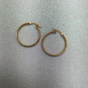 ARRACADAS PAR ORO 14 K 1.7 GRMS (SEMINUEVO)