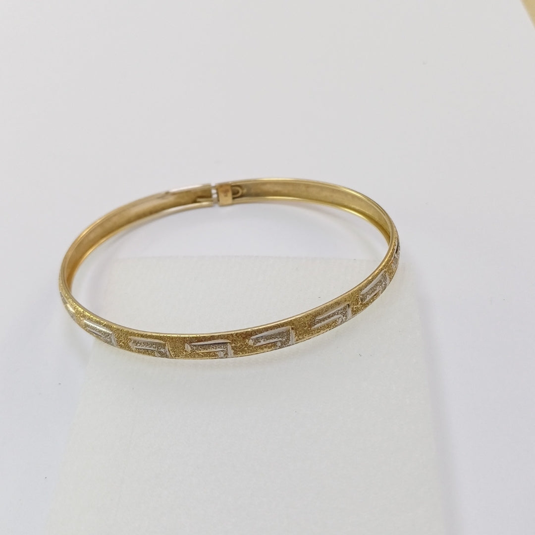 PULSERA RIGIDA ORO 14 K 4.9 GRMS (SEMINUEVO)