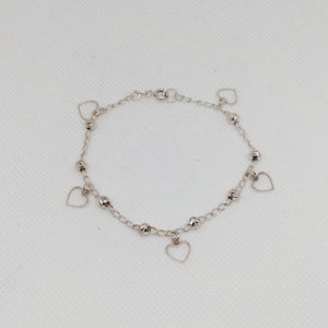 PULSERA TEJIDO ESPECIAL PLATA .925 18 CM 2.7 GR (NUEVO)