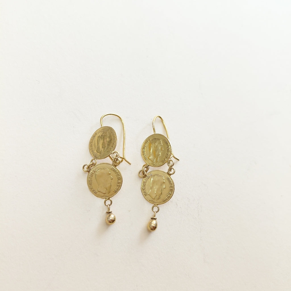 ARETES PAR ORO 10 K 2,00 GRMS (SEMINUEVO)