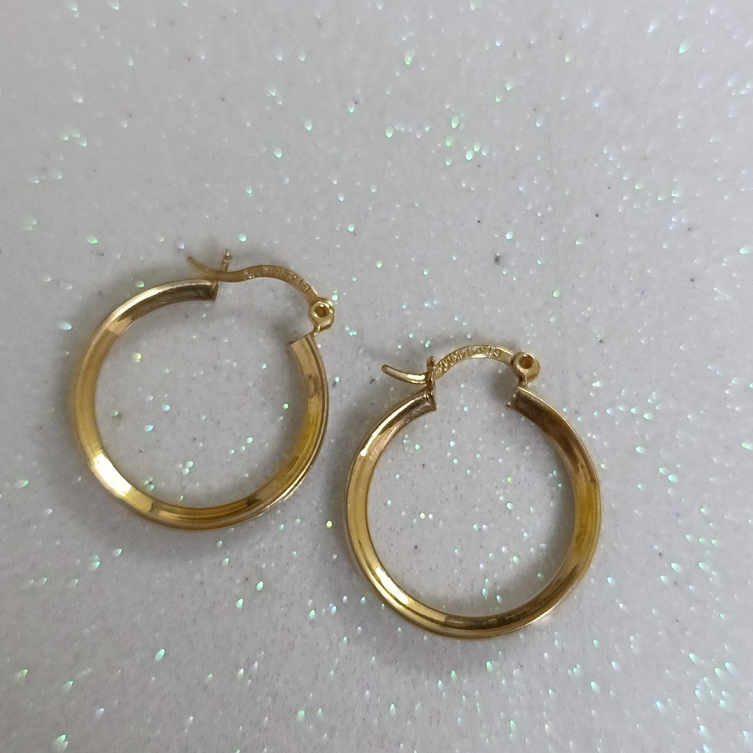 ARRACADAS PAR ORO 14 K 3 GRMS (SEMINUEVO)