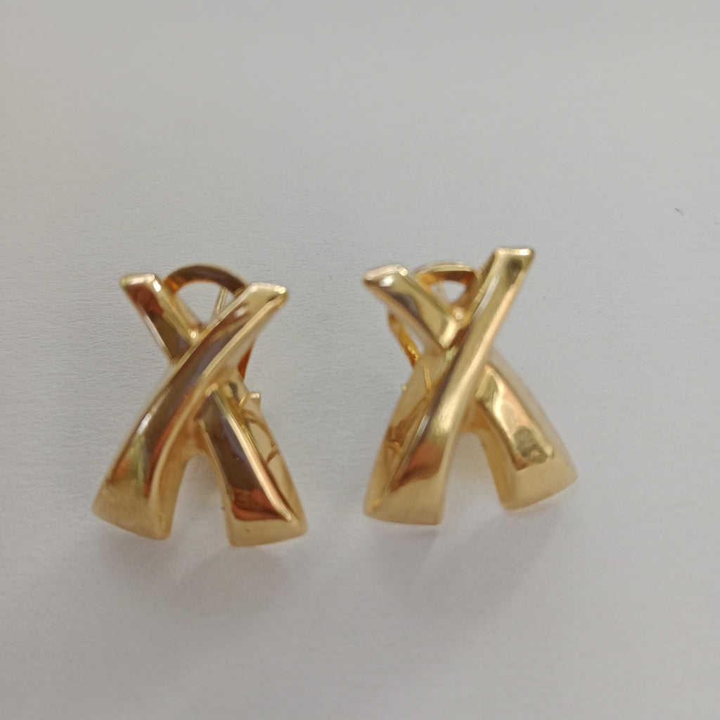 ARETES PAR ORO 14 K 4,80 GRMS (SEMINUEVO)