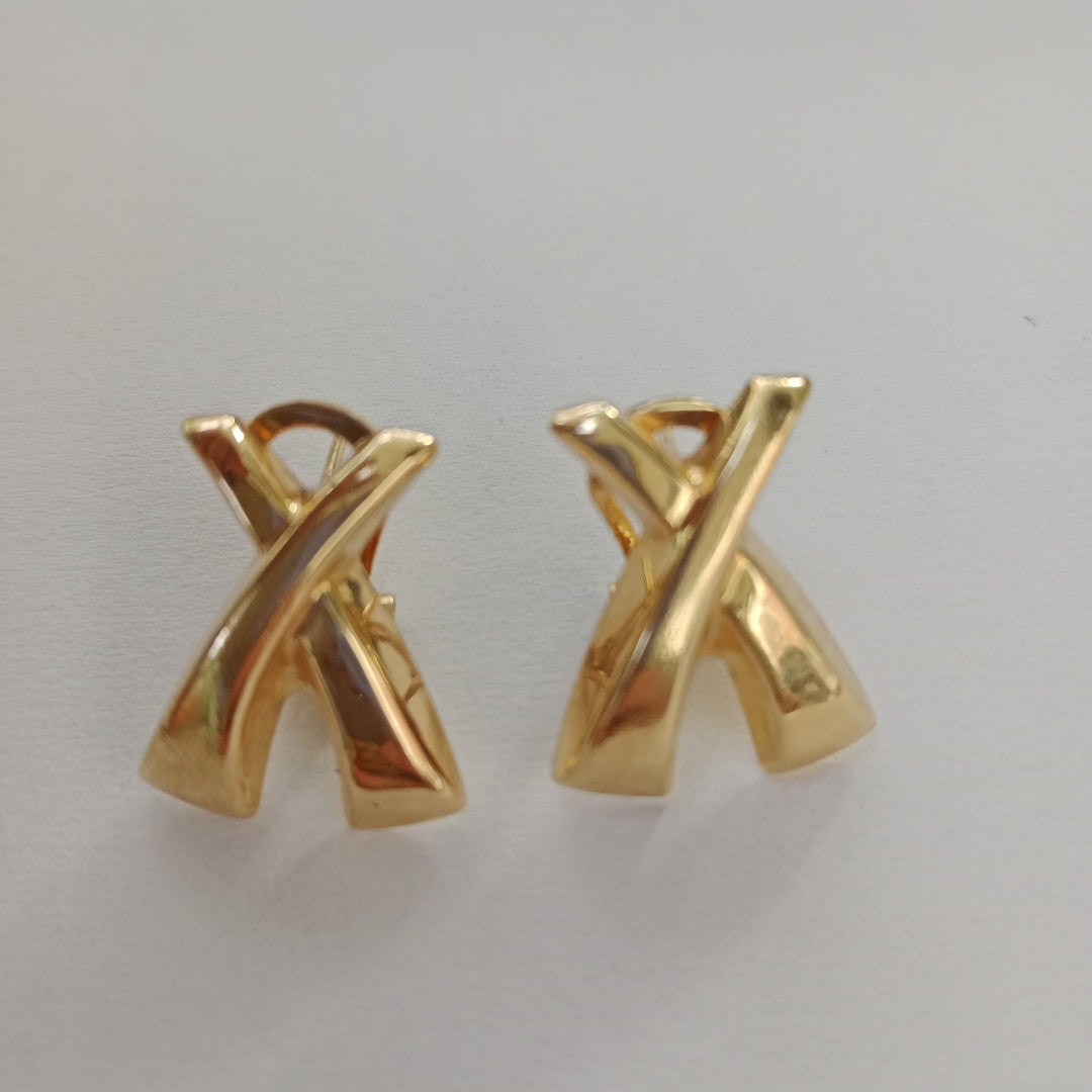 ARETES PAR ORO 14 K 4,80 GRMS (SEMINUEVO)