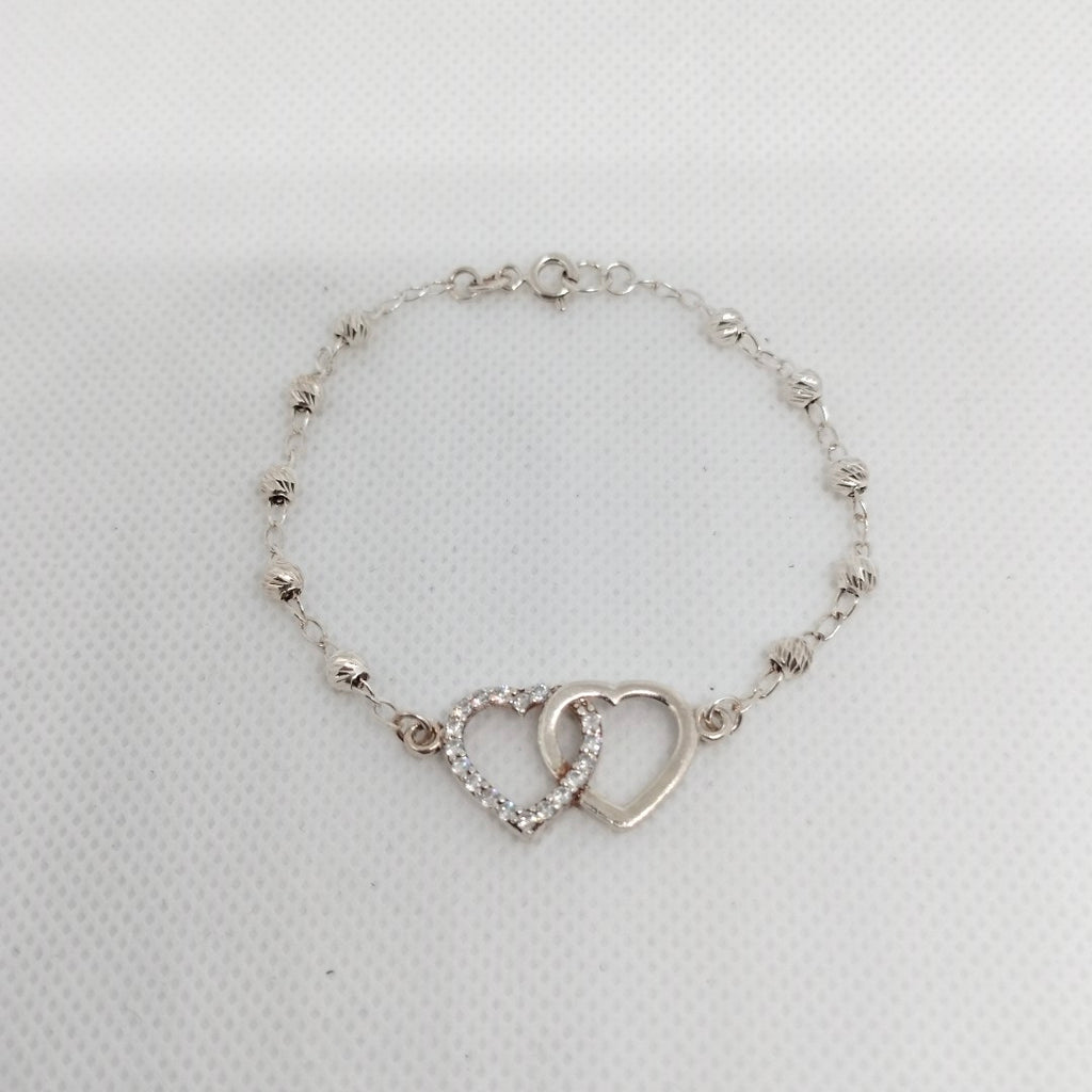 PULSERA TEJIDO TEJIDO ESPECIAL PLATA .925 18 CM 4.1 GR (NUEVO)
