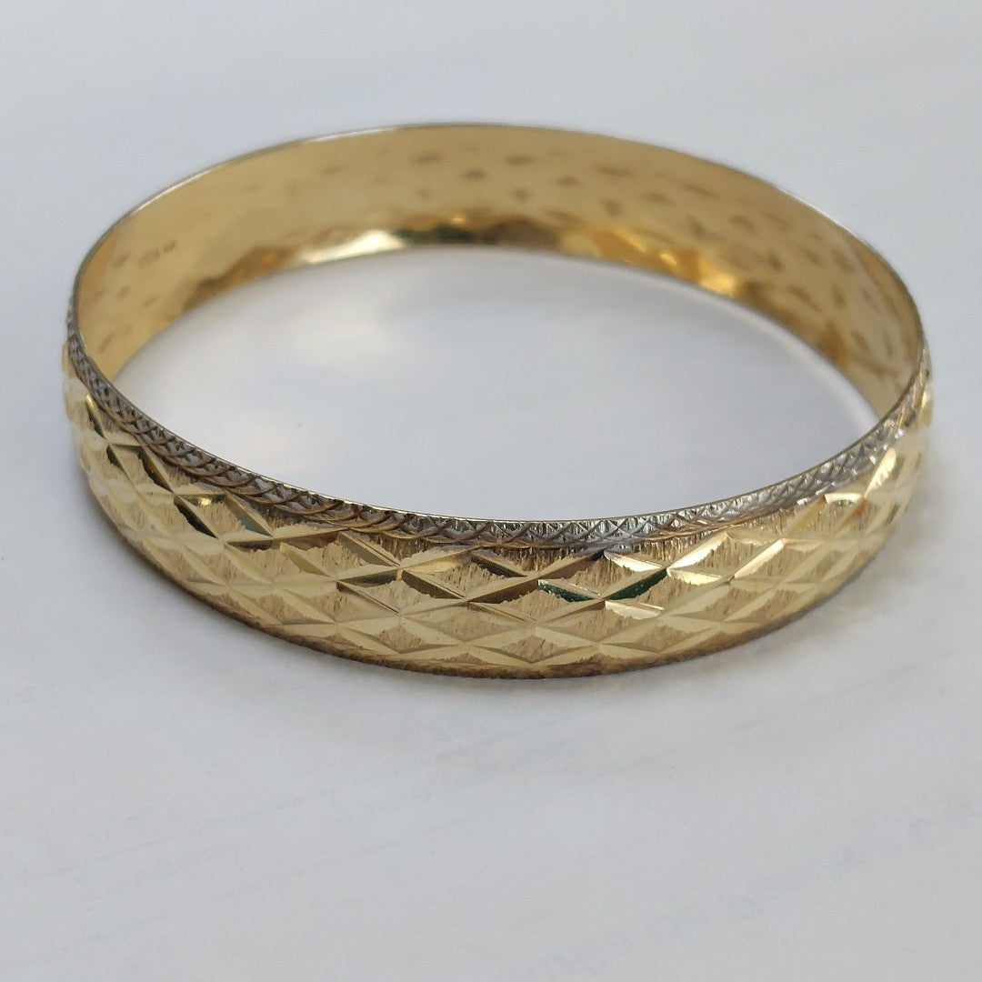PULSERA RIGIDA ORO 14 K 18.3 GRMS (SEMINUEVO)