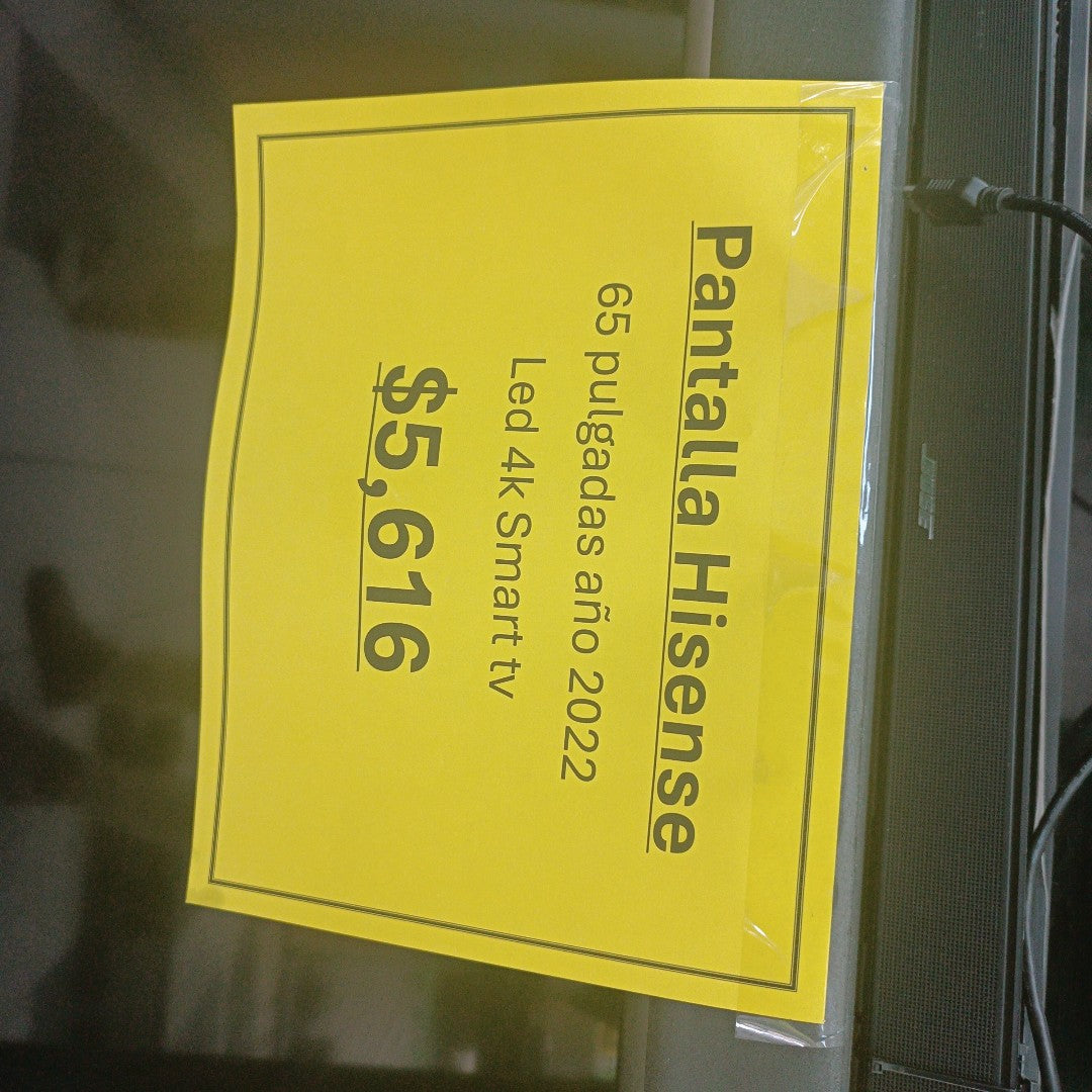 PANTALLA HISENSE 65A6GV (2022) 65" LED 4K