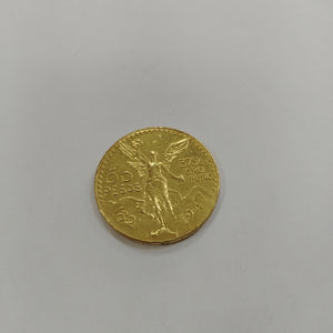 Moneda Centenario Cincuenta Pesos Oro Mexicano 21.6K