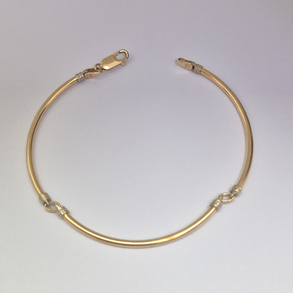 PULSERA ORO, ORO COMBINADO 14 K 5 GRMS (SEMINUEVO)