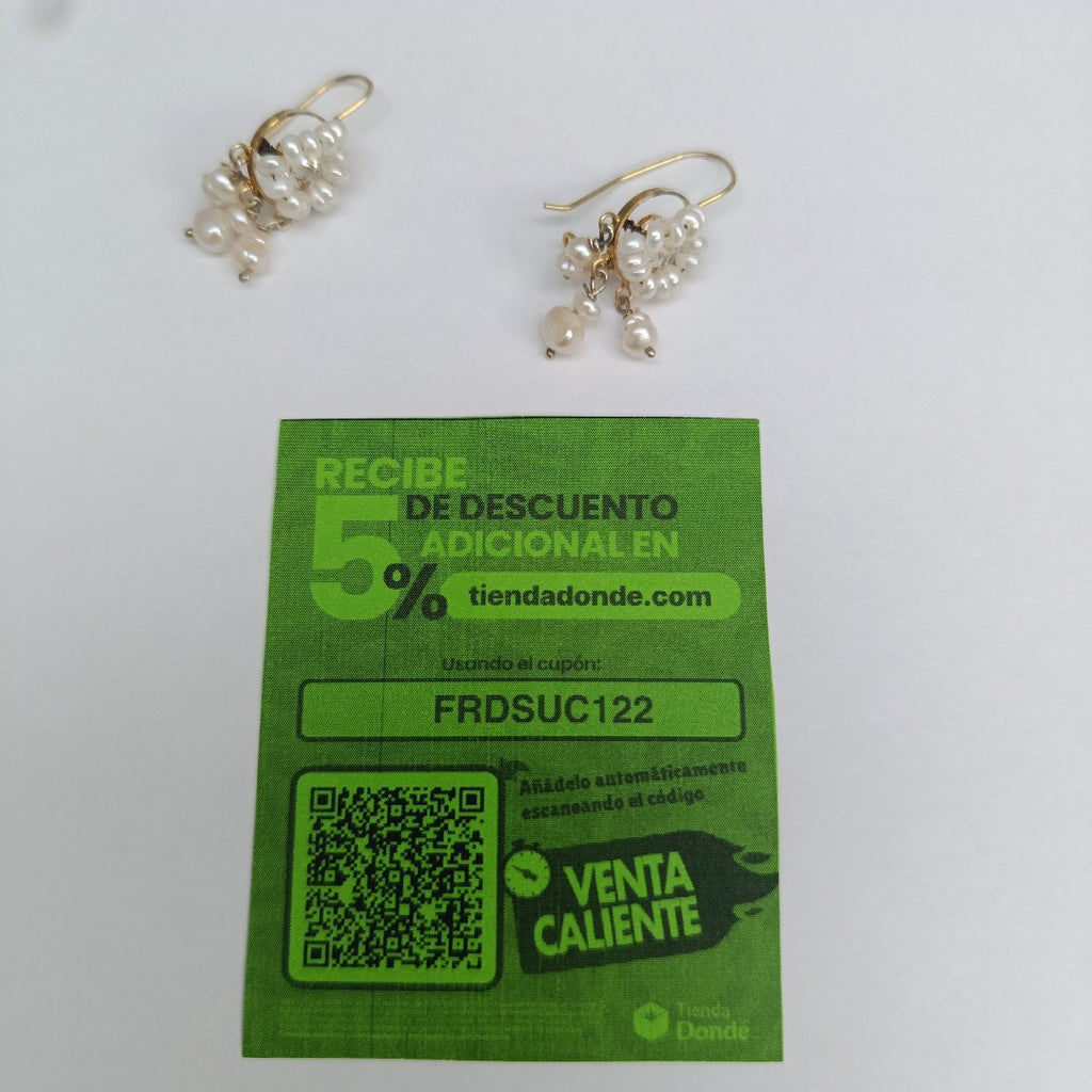 ARETES PAR ORO 10 K 3.3 GRMS (SEMINUEVO)
