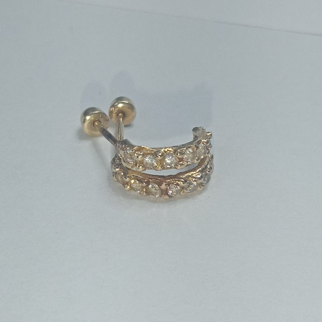 BROQUELES PAR ORO 10 K 0.5 GRMS (SEMINUEVO)