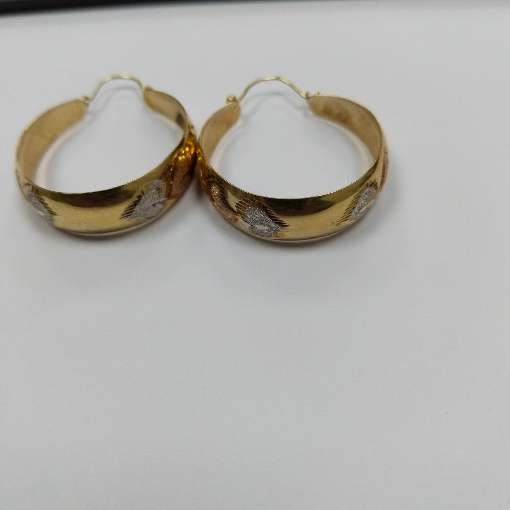 ARETES PAR ORO 14 K 7.6 GRMS (SEMINUEVO)