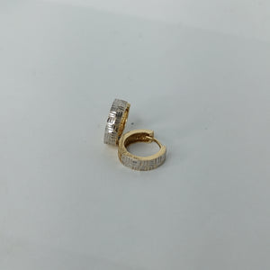 ARRACADAS PAR ORO 14 K 1.9 GRMS (SEMINUEVO)