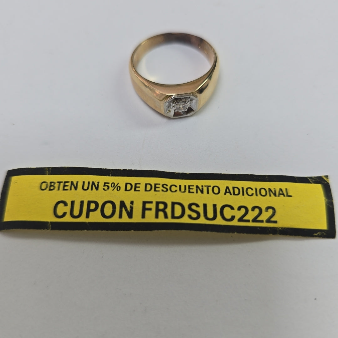 ANILLO ORO 10 K 6 GRMS (SEMINUEVO)