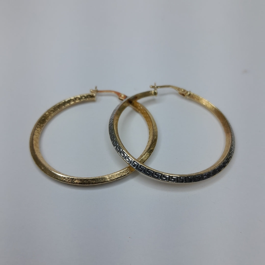 ARRACADAS PAR ORO 14 K 2.2 GRMS (SEMINUEVO)