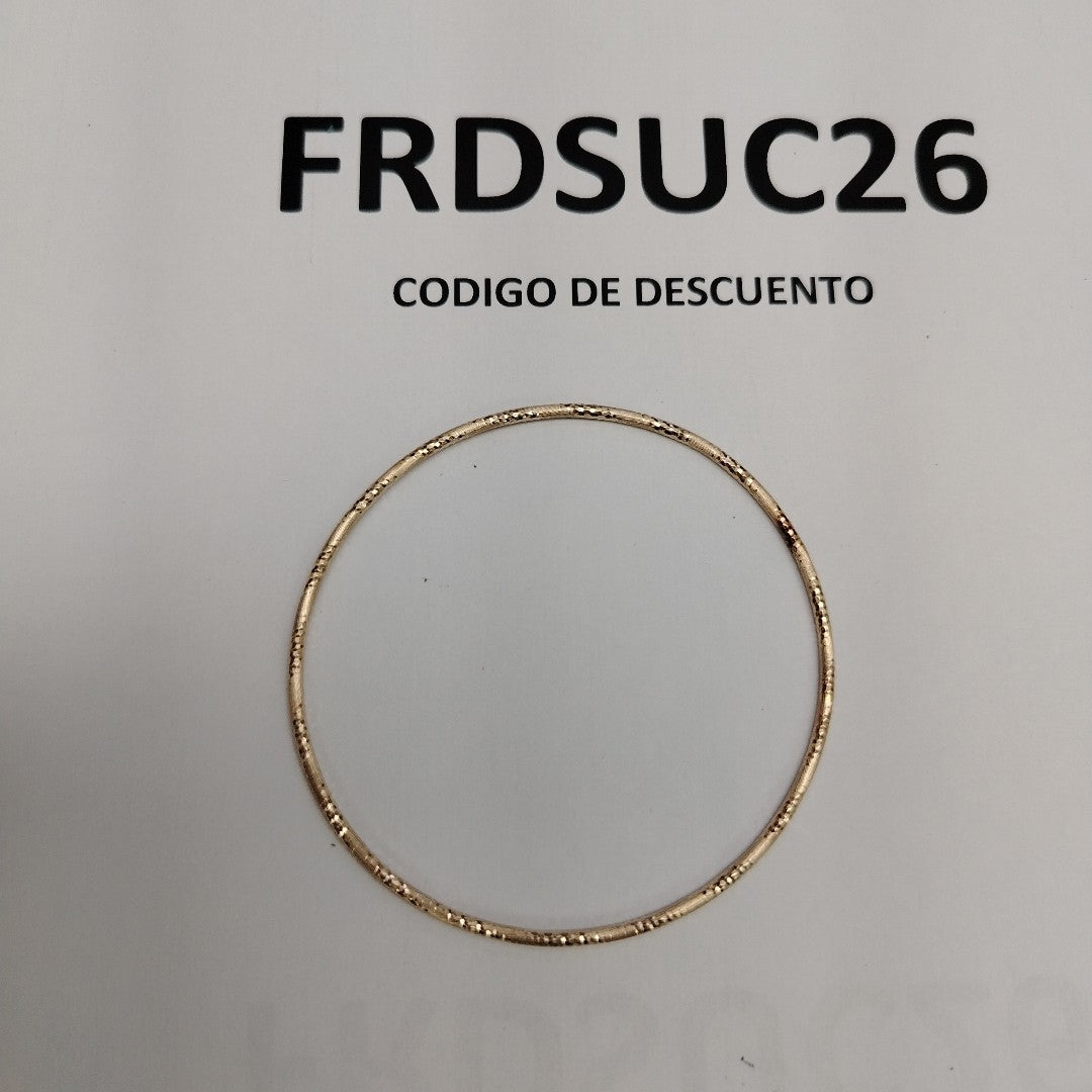 PULSERA RIGIDA ORO 10 K 2.8 GRMS (SEMINUEVO)