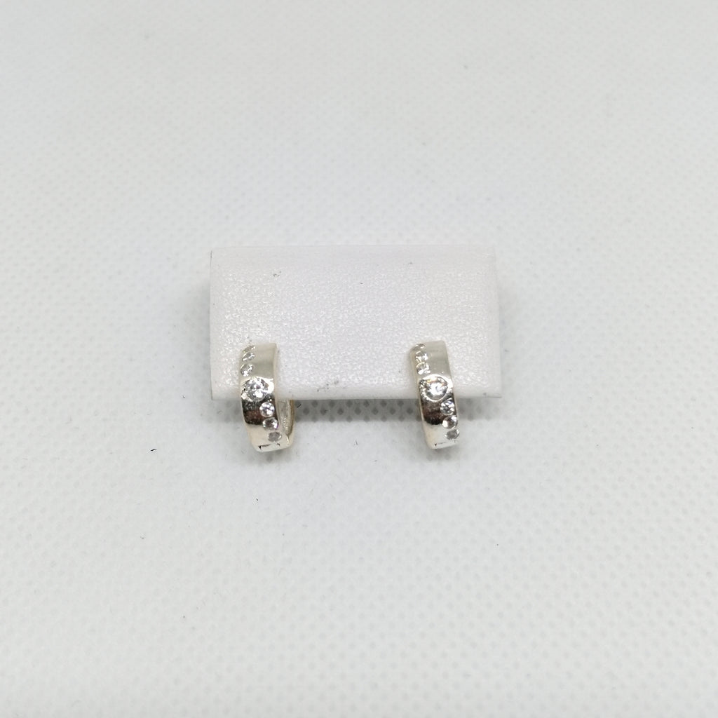 ARRACADAS C/CIRCONIAS PLATA .925 2.1 GR (NUEVO)