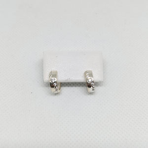 ARRACADAS C/CIRCONIAS PLATA .925 2.1 GR (NUEVO)