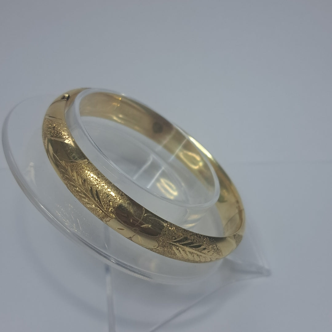 PULSERA RIGIDA ORO 14 K 14.5 GRMS (SEMINUEVO)