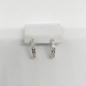 ARRACADAS C/CIRCONIAS PLATA .925 2.1 GR (NUEVO)