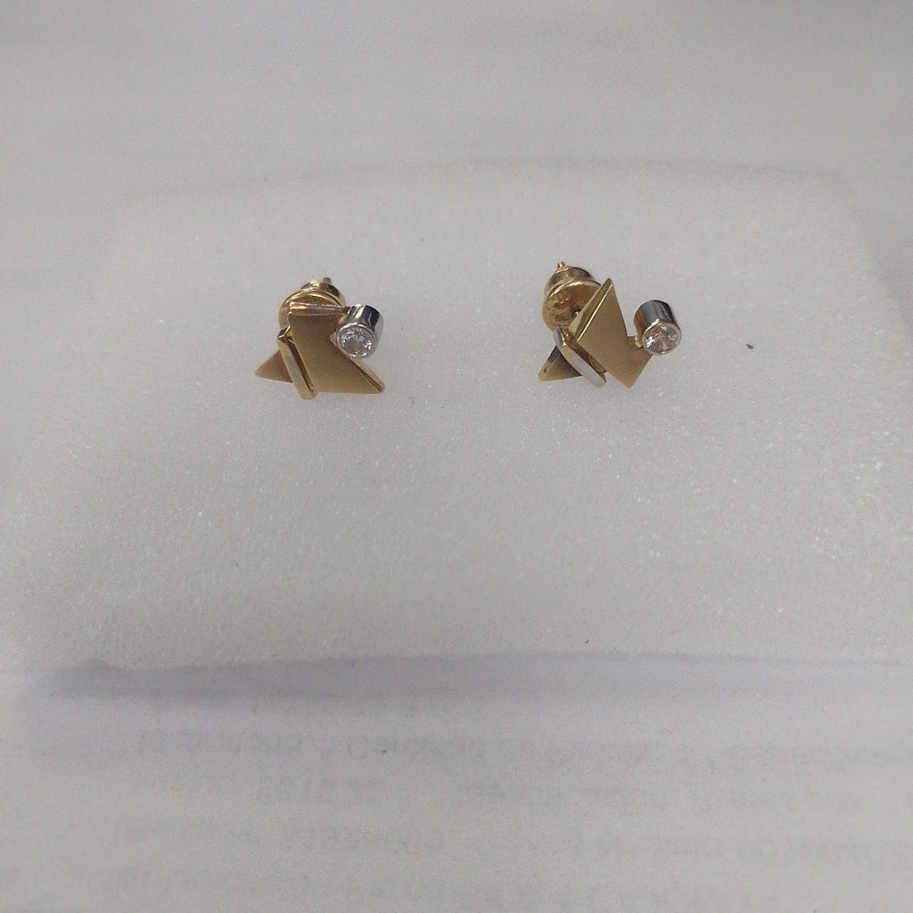 BROQUELES PAR ORO, RODIADO 14 K 2.6 GRMS (SEMINUEVO)