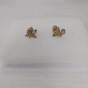 BROQUELES PAR ORO, RODIADO 14 K 2.6 GRMS (SEMINUEVO)