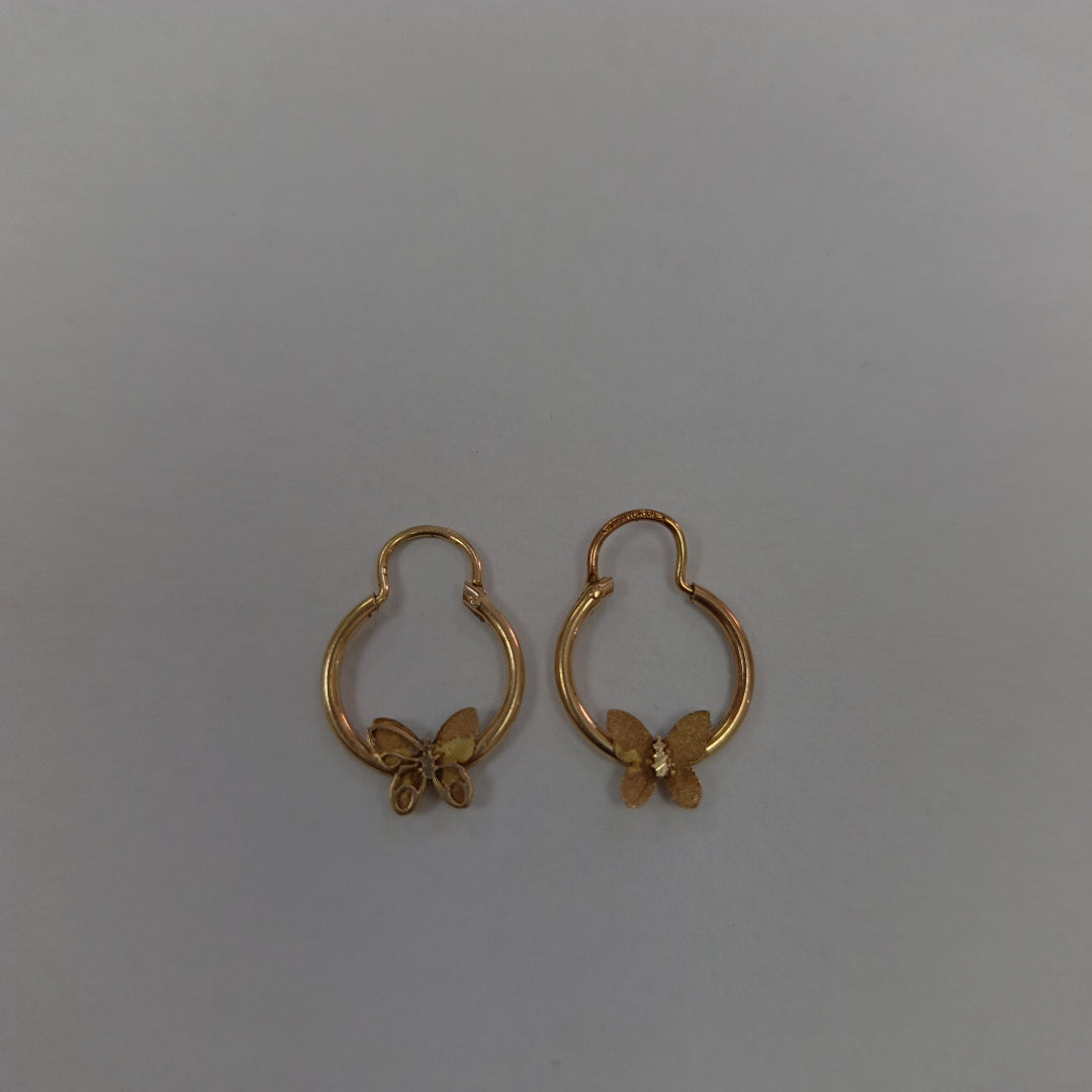 ARETES PAR ORO 10 K 1.1 GRMS (SEMINUEVO)