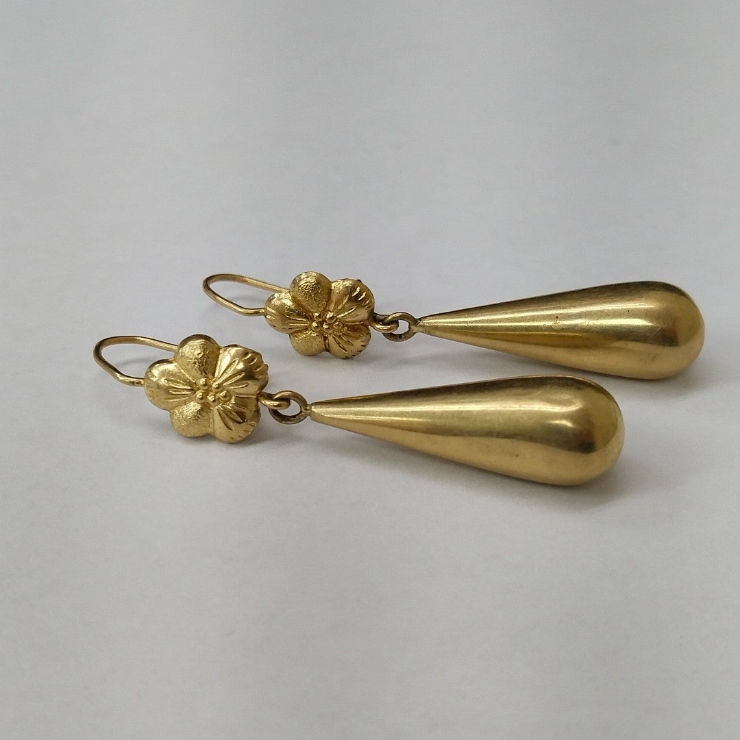 ARETES PAR ORO 10 K 3.3 GRMS (SEMINUEVO)