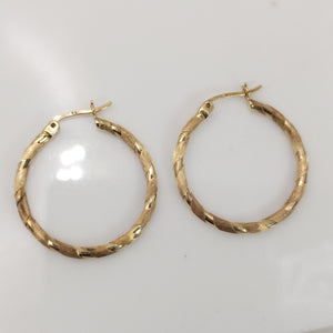 ARRACADAS PAR ORO 14 K 2.6 GRMS (SEMINUEVO)