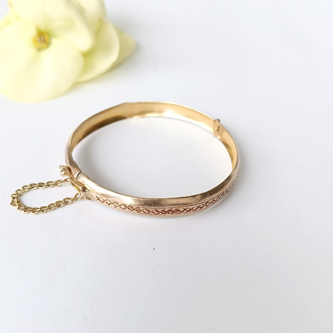PULSERA RIGIDA ORO 8 K 4,80 GRMS (SEMINUEVO)