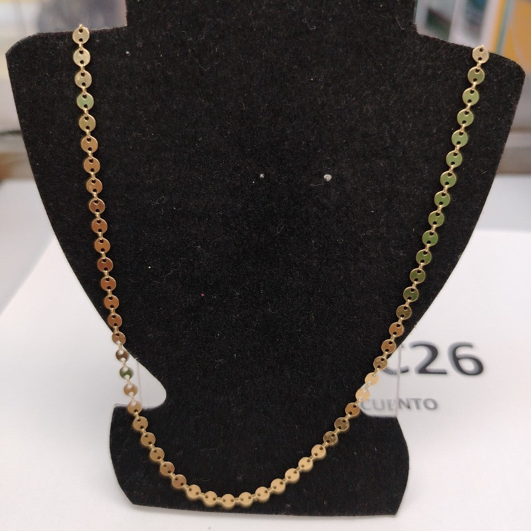 CADENA ORO 14 K 3.8 GRMS (SEMINUEVO)