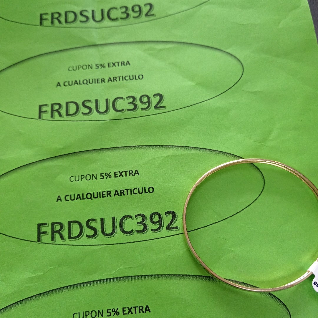 PULSERA RIGIDA ORO 14 K 5,10 GRMS (SEMINUEVO)