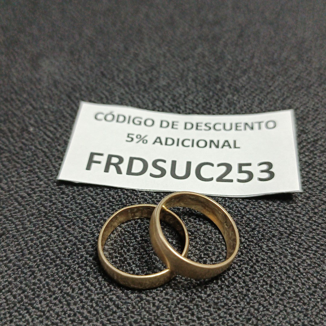 ARGOLLA ORO 10 K 4.2 GRMS (SEMINUEVO)