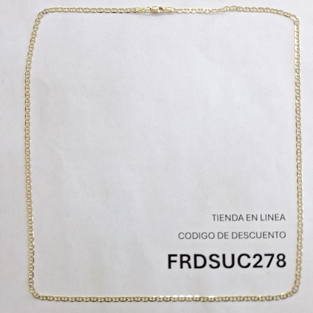 CADENAS TEJIDO GUCHI ORO 10K 60 CM 4.5 GR (NUEVO)