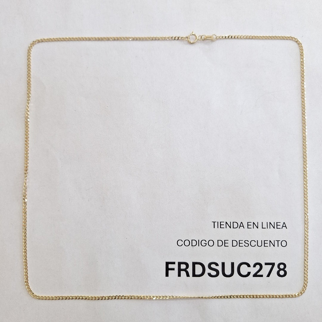 CADENA BARBADO 4.01GR 55 CM (NUEVO)
