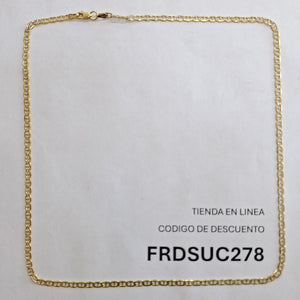 CADENA TEJIDO MARINERO 8.21GR 50 CM CM (NUEVO)