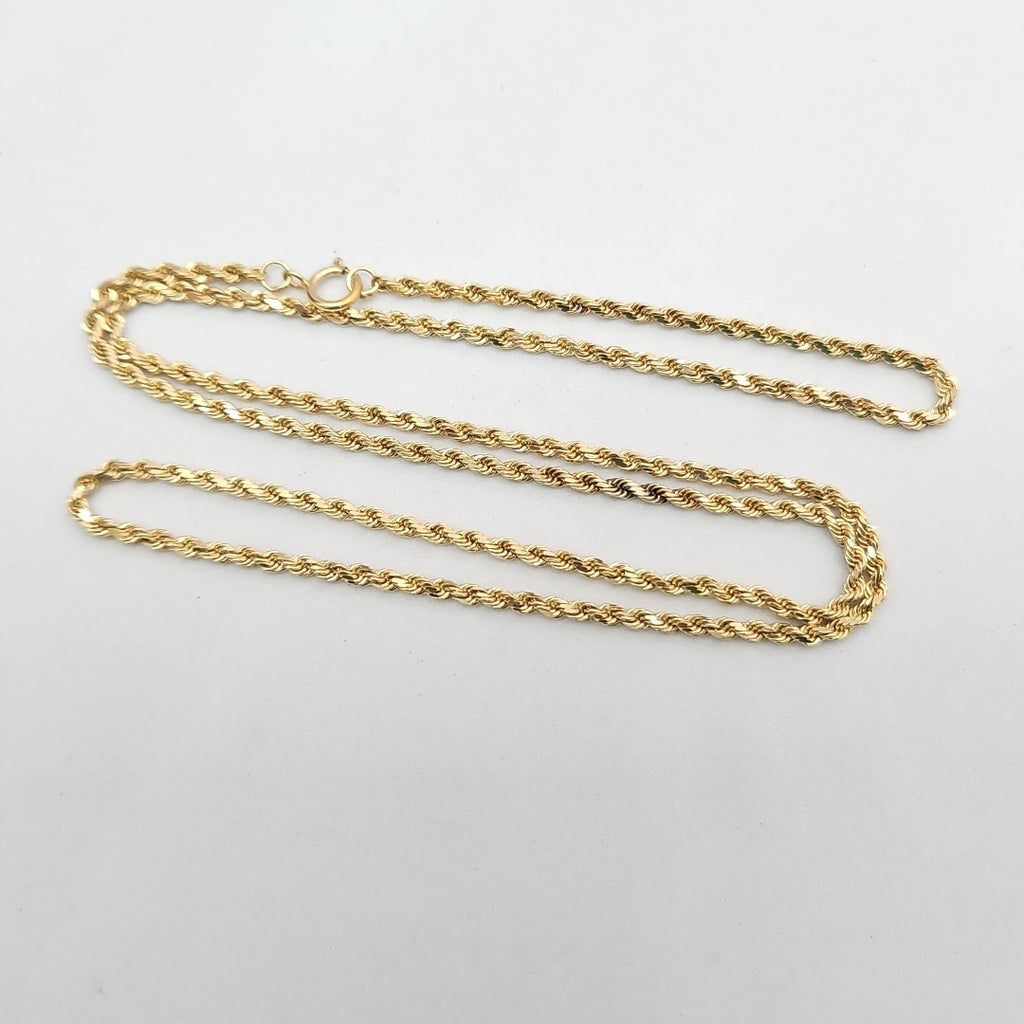 CADENA ORO 14 K 7.7 GRMS (SEMINUEVO)