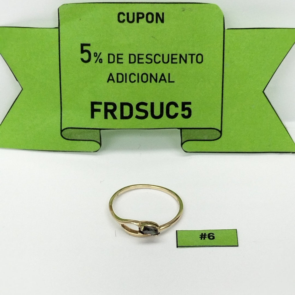 ANILLITO ORO 14 K 0.9 GRMS (SEMINUEVO)