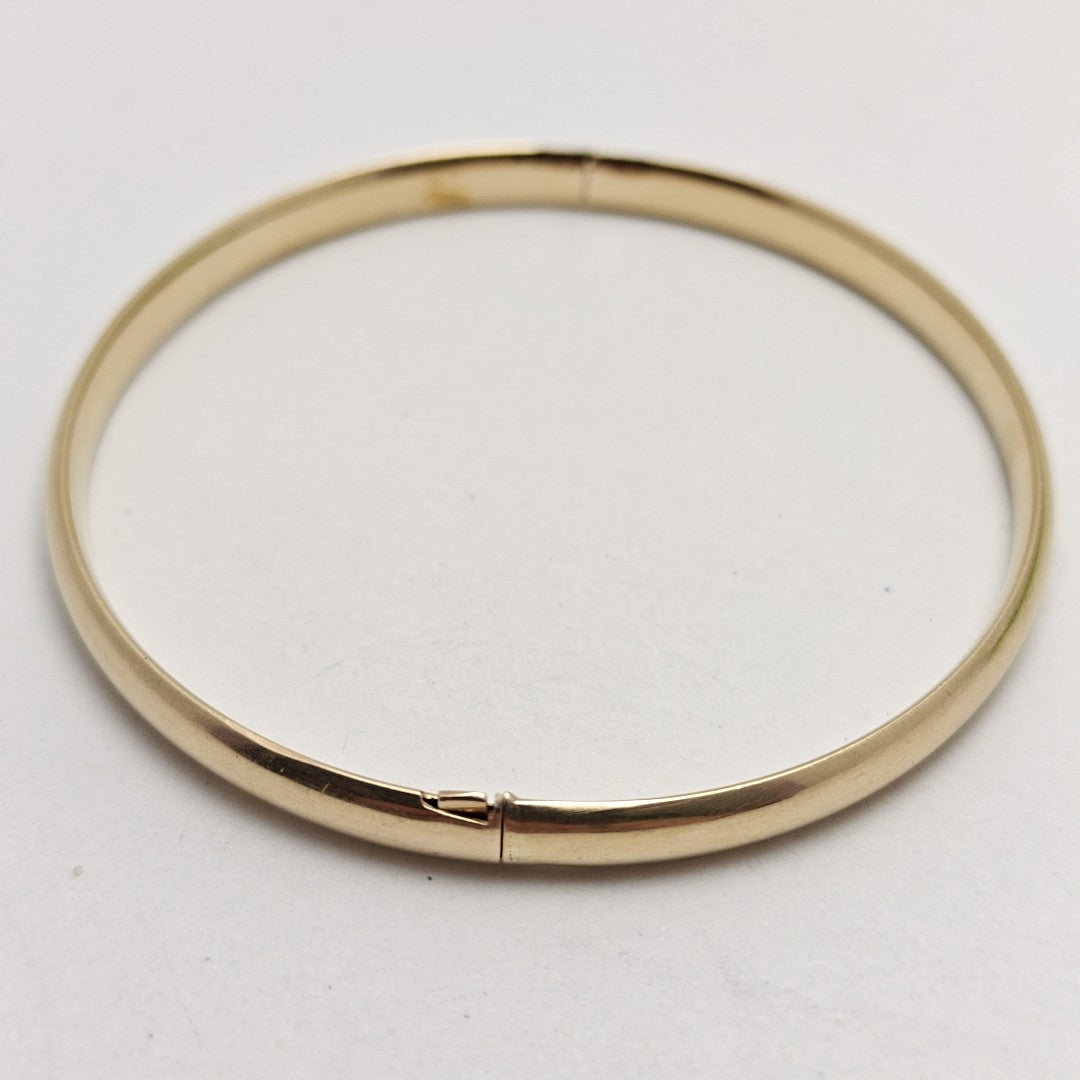 PULSERA RIGIDA ORO 14 K 5.5 GRMS (SEMINUEVO)
